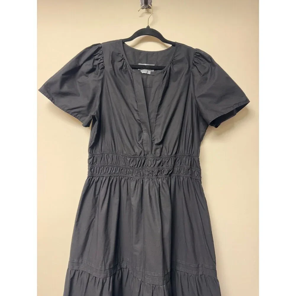 by ANTHROPOLIGIE The Somerset Maxi Dress, Black, Sz L - Picture 5 of 12